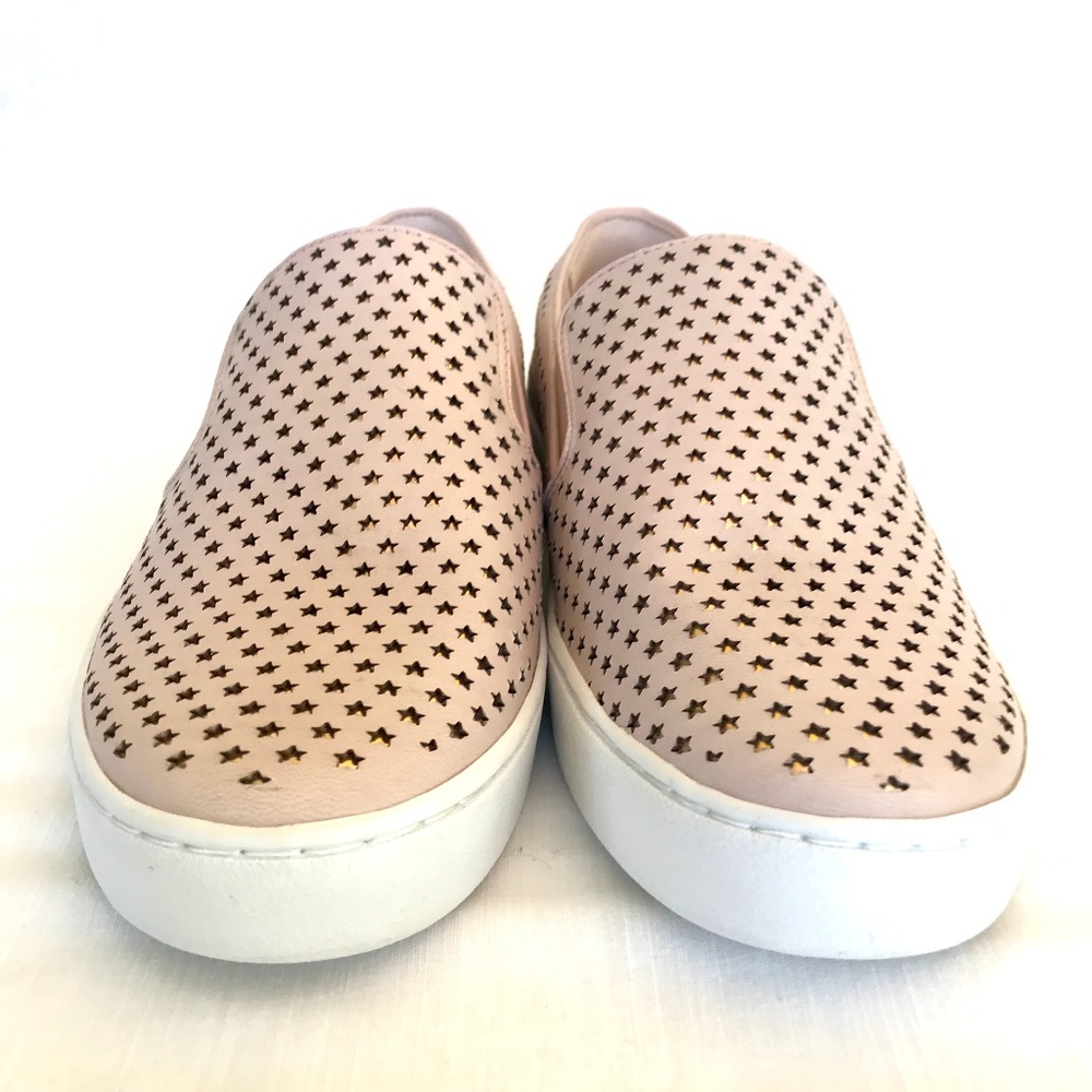 NEW Michael Kors Nude Pink Studded Slip On Shoes - Picture 2 of 6